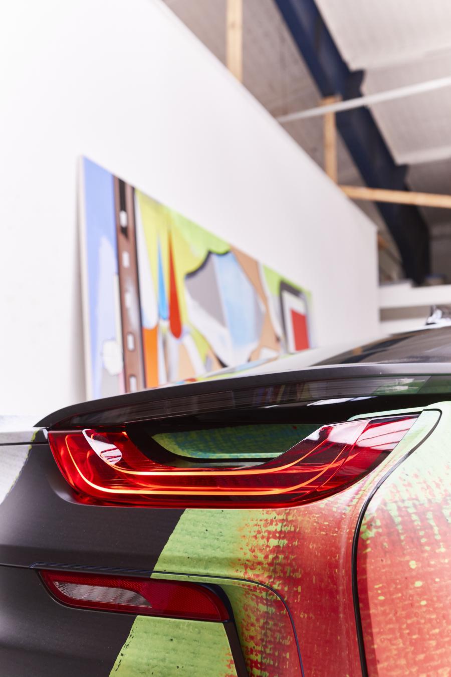 Детали экстерьера BMW i8 Art Car by Thomas Scheibitz (I15) 2019 года  (фото 9 из 17)